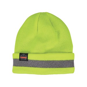 Ergodyne N-Ferno 6803 One Size Lime Reflective Winter Beanie MAIN 