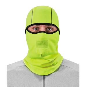 Ergodyne N-Ferno 6823 Lime Hinged Balaclava Face Mask MAIN 