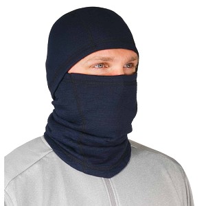 Ergodyne N-Ferno 6847 Navy FR Balaclava Face Mask - Dual Compliant MAIN 