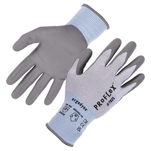 Ergodyne ProFlex 7025 Blue A2 PU Coated Cut Resistant Gloves [1 Pair] MAIN 