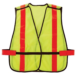 Ergodyne GloWear 8080BAX Lime Non-Certified X-Back Vest 26040 MAIN 