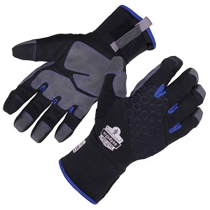 Ergodyne ProFlex 817 Black Thermal Winter Gloves - Reinforced Palm MAIN 