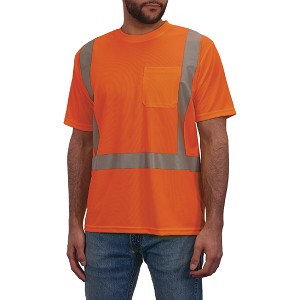 Ergodyne 8282 GloWear Hi-Vis Orange T-Shirt Class 2 Type R Safety MAIN 