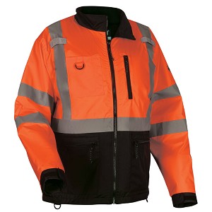 Ergodyne GloWear 8351 Windbreaker Water-Resistant Jacket - Hi-Vis Orange MAIN 