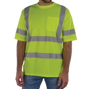 Ergodyne 8367 Hi-Vis Green T-Shirt Type R Class 3 Safety Apparel MAIN 