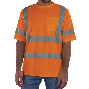 Ergodyne 8367 Hi-Vis Orange T-Shirt Type R Class 3 Safety Apparel MAIN 