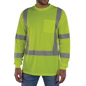 Ergodyne 8368 Hi-Vis Green Long Sleeve T-Shirt Class 3 Type R MAIN 