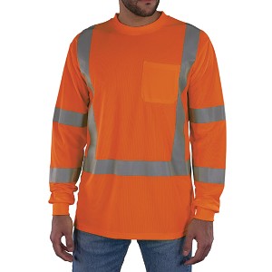 Ergodyne 8368 Hi-Vis Orange Long Sleeve T-Shirt Class 3 Type R MAIN 