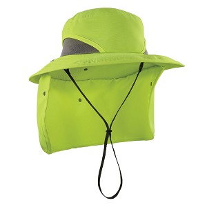 Ergodyne Chill-Its 8934 Ranger Hat with Neck Shade UPF 50+ Green MAIN 