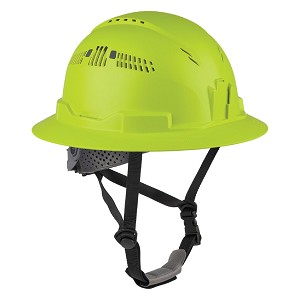 Ergodyne 60561 Skullerz 8964 Hi Viz Green Full Brim Safety Helmet Type 2 Class C MAIN 