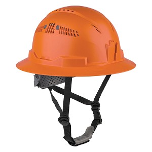 Ergodyne 60562 Skullerz 8964 Orange Full Brim Safety Helmet Type 2 Class C MAIN 