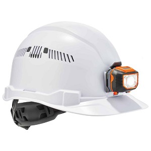 Ergodyne Skullerz 8972LED White Class C Hard Hat Cap-Style LED Light MAIN 