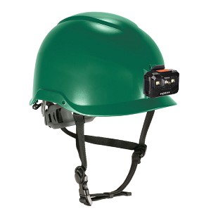 Ergodyne 60282 Skullerz 8976LED Safety Helmet with LED Light Green MAIN 