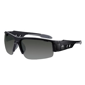 Ergodyne 52433 Matte Black Frame Smoke Lens Anti Fog Safety Glasses MAIN 