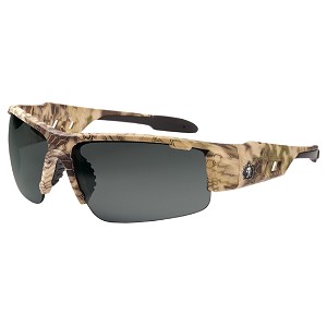 Ergodyne 52333 Kryptek Highlander Frame Smoke Lens Anti Fog Safety Glasses MAIN 