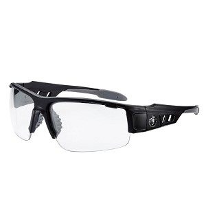 Ergodyne 52000 Black Frame Clear Lens Safety Glasses MAIN 