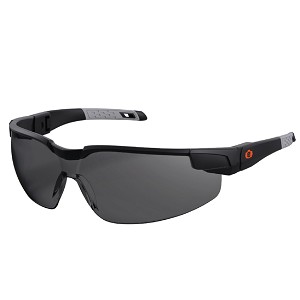 Ergodyne 50067 Matte Black Frame Smoke Lens AFAS Adjustable Temple Safety Glasses MAIN 