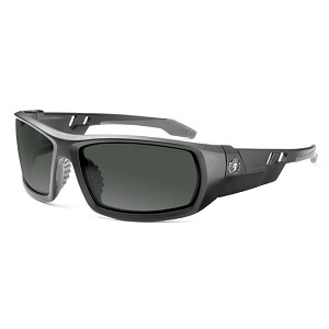 Ergodyne 50435 Matte Black Frame Smoke Lens AFAS Safety Glasses MAIN 