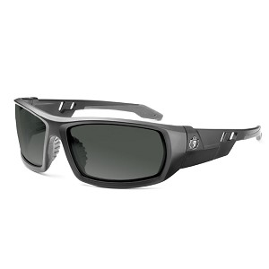 Ergodyne 50231 White Frame Smoke Lens Polarize Safety Glasses MAIN 