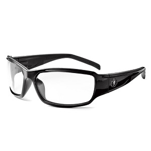Ergodyne 51003 Black Frame Clear Lens Anti Fog Safety Glasses MAIN 