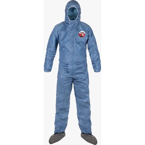 Lakeland MVP414 Coverall Hood Boots Elastic Wrist MAIN 