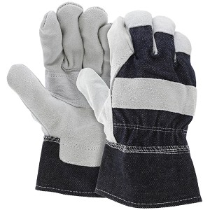 MCR Safety 1220DX Cowhide Leather with Patch Palm glove - Size: Large [12 pair] 