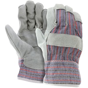 MCR Safety 1220SX Cowhide Leather with Patch Palm glove - Size: Large [12 pairs] 