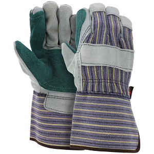 MCR Safety 1412A Cowhide Split Leather Palm Work Glove With Double Palm [12 PACK] MAIN 