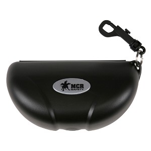 MCR Safety 207 Eyewear Black Hard Case W/ Belt Hook 