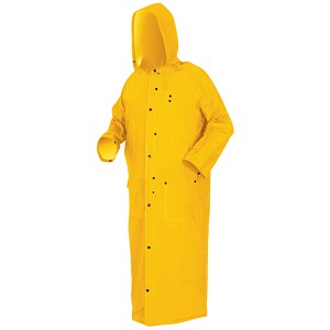 MCR Safety 260C Classic Plus, .35mm, PVC/Poly,at Yellow 2 Pc Coat 