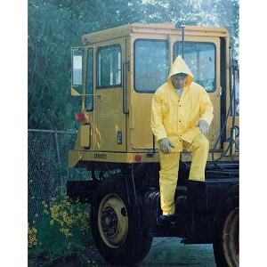 MCR Safety 3003 Wizard, .28mm, PVC/Nylon/PVC, Limited Flammability Yellow 3 Pc Suit 