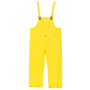 MCR Safety 300BP Wizard, .28mm, PVC/Nylon/PVC, Limited Flammability Yellow 1 Pc Coverall 