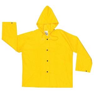 MCR Safety 300JH Wizard, .28mm, PVC/Nylon/PVC, Limited Flammability Yellow 1 Pc Jacket 