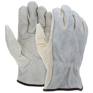 MCR Safety 32055 Cowhide Leather with Patch Palm glove 