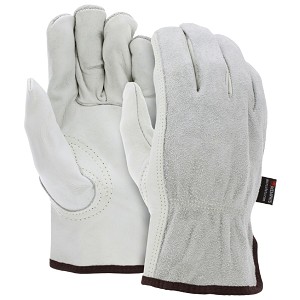 MCR Safety 32056 Cowhide Leather with Patch Palm glove 