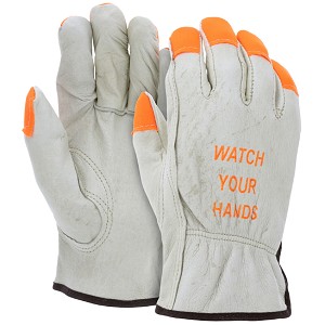 MCR Safety 3413HVI Pigskin Leather glove 