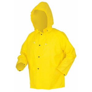 MCR Safety 550J Navigator, .22mm, PU/Nylon, W/hood Yellow 2 Pc Jacket 