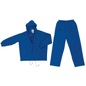 MCR Safety 7032 Challenger, .18mm, PVC/Nylon,2 Pc Blue 2 Pc Suit. MAIN 
