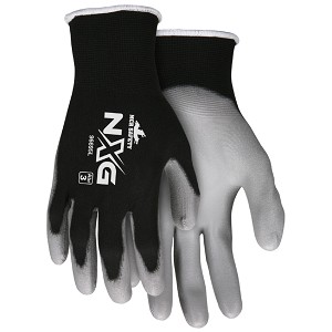 Black Nylon,Gray PU Palm, Ltx Free,15g X 