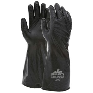 Unsupported Butyl Glove,14" 5 Mil S 