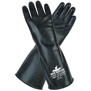 Unsupported Butyl Glove,14",14 Mil 