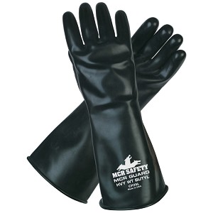 Unsupported Butyl Glove,14",25 Mil 