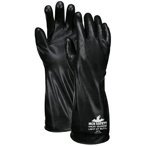 Unsupported Butyl Glove,14" 7 Mil S 