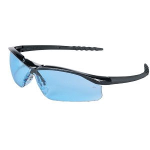MCR Safety DL113 DL1 Black Frame, Light Blue Lens 