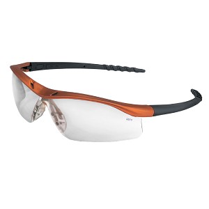 MCR Safety DL210AF DL1 Orange Frame, Clear UV-AF Lens 