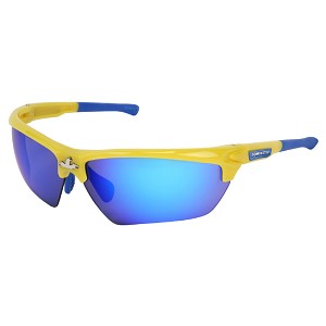 MCR Safety DM1348B Dominator DM3 Yellow Frame, Blue Dmd Mir 