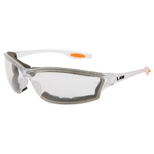 MCR Safety LW310AF Law LW3 Foam Lined, Clear AF Lens 