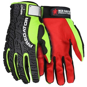 Predator Multi-Task HV Lime Red PVC Palm 