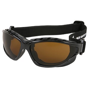 MCR Safety RP31BPF RP3 Brown MAX6 Lenses 