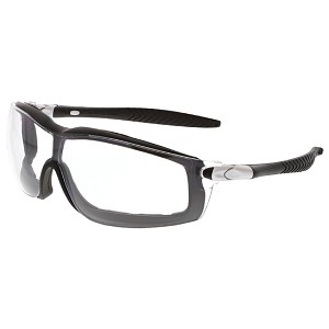 MCR Safety RT110AF RT1 Black Frame, Clear AF Lens 